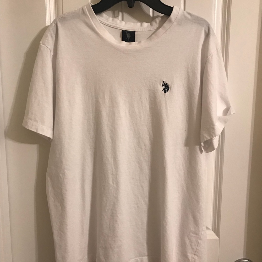 SOLD*** Men’s white polo T-shirt